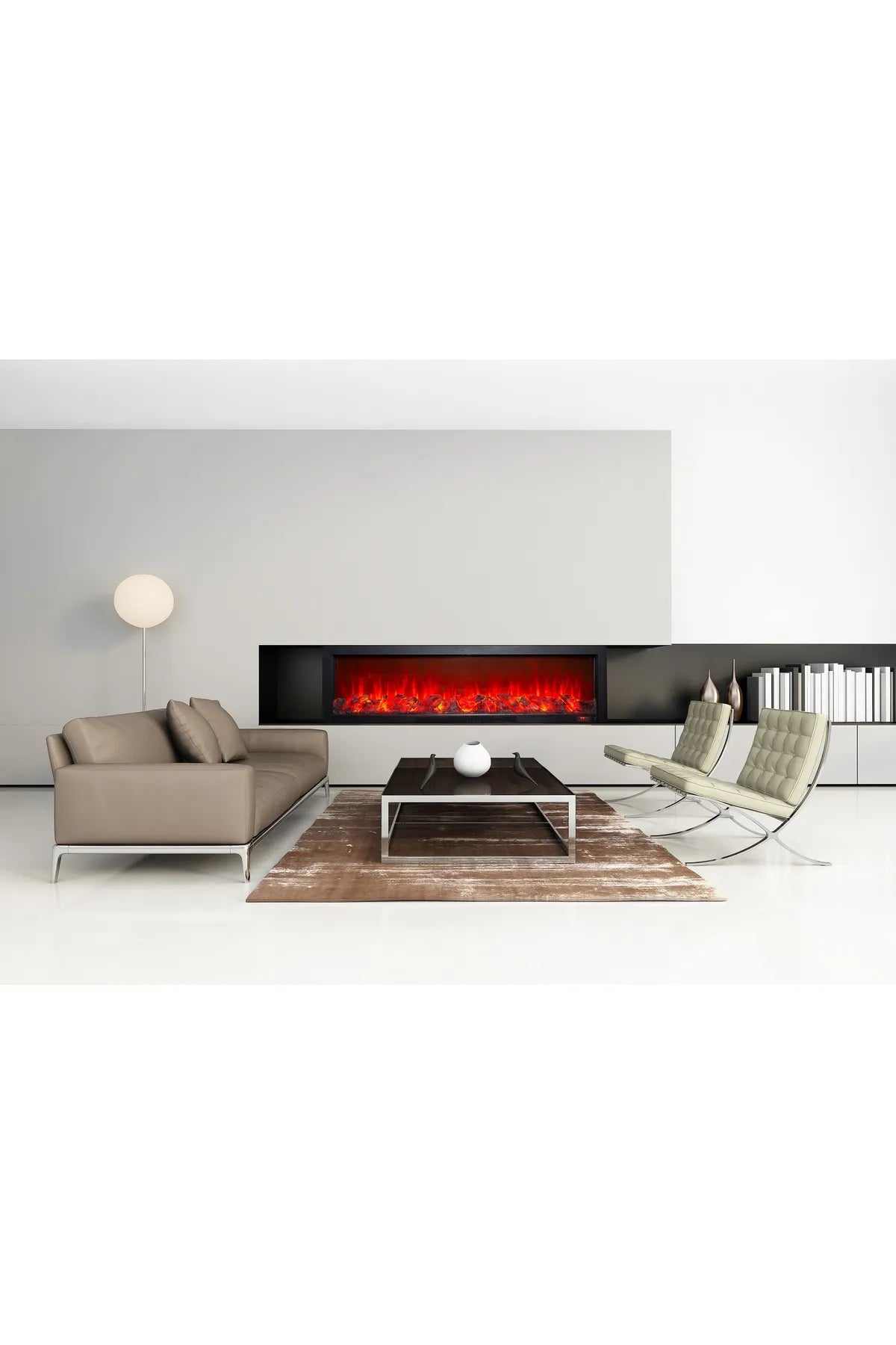 ALAZ EFEKT Elektrikli Şömine Sesli Bluetoothlu 180 Cm 1800 W